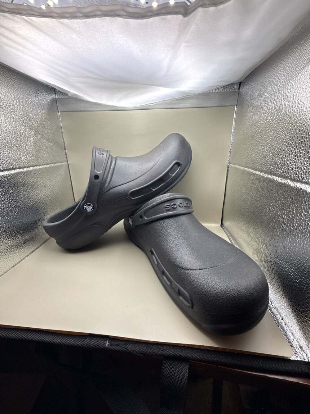 Crocs Bistro Slip Resistant Work Clogs Black Men's Size 12